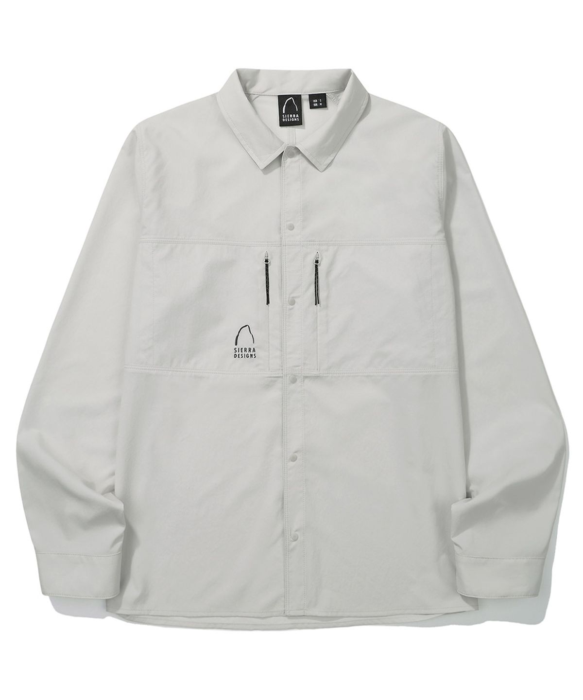 시에라디자인(SIERRA DESIGNS) W) 루센(LUTSEN) 윈드쉘 셔츠 자켓 LIGHT GREY