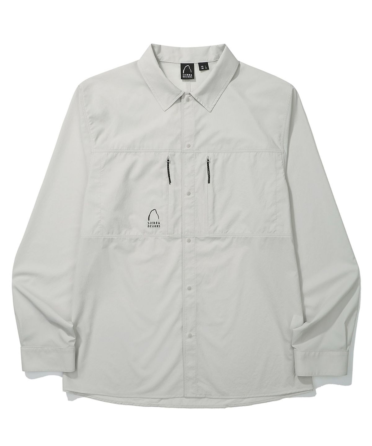 시에라디자인(SIERRA DESIGNS) 루센(LUTSEN) 윈드쉘 셔츠 자켓 LIGHT GREY