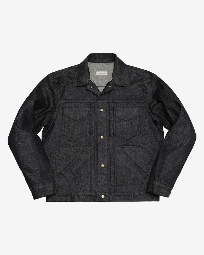 570 Type-2 Denim Trucker Jacket (Black)