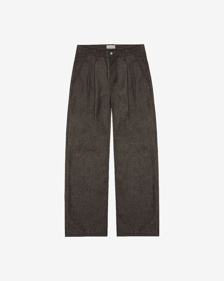 560 Wide Denim Trousers (Brown)