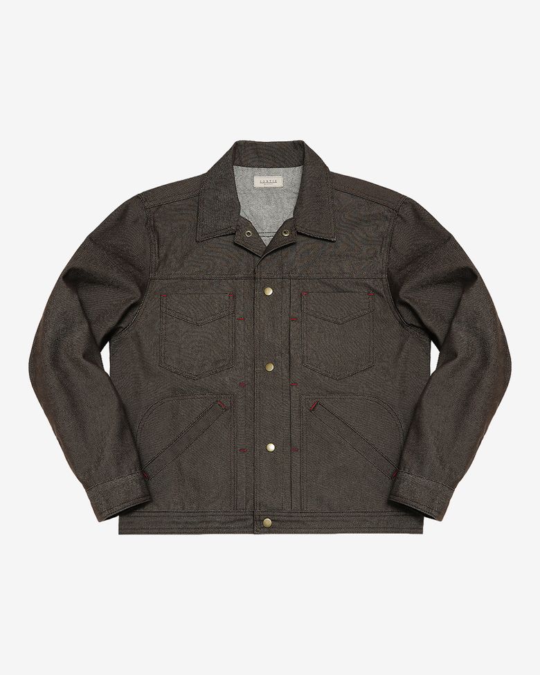 560 Type-2 Denim Trucker Jacket (Brown)
