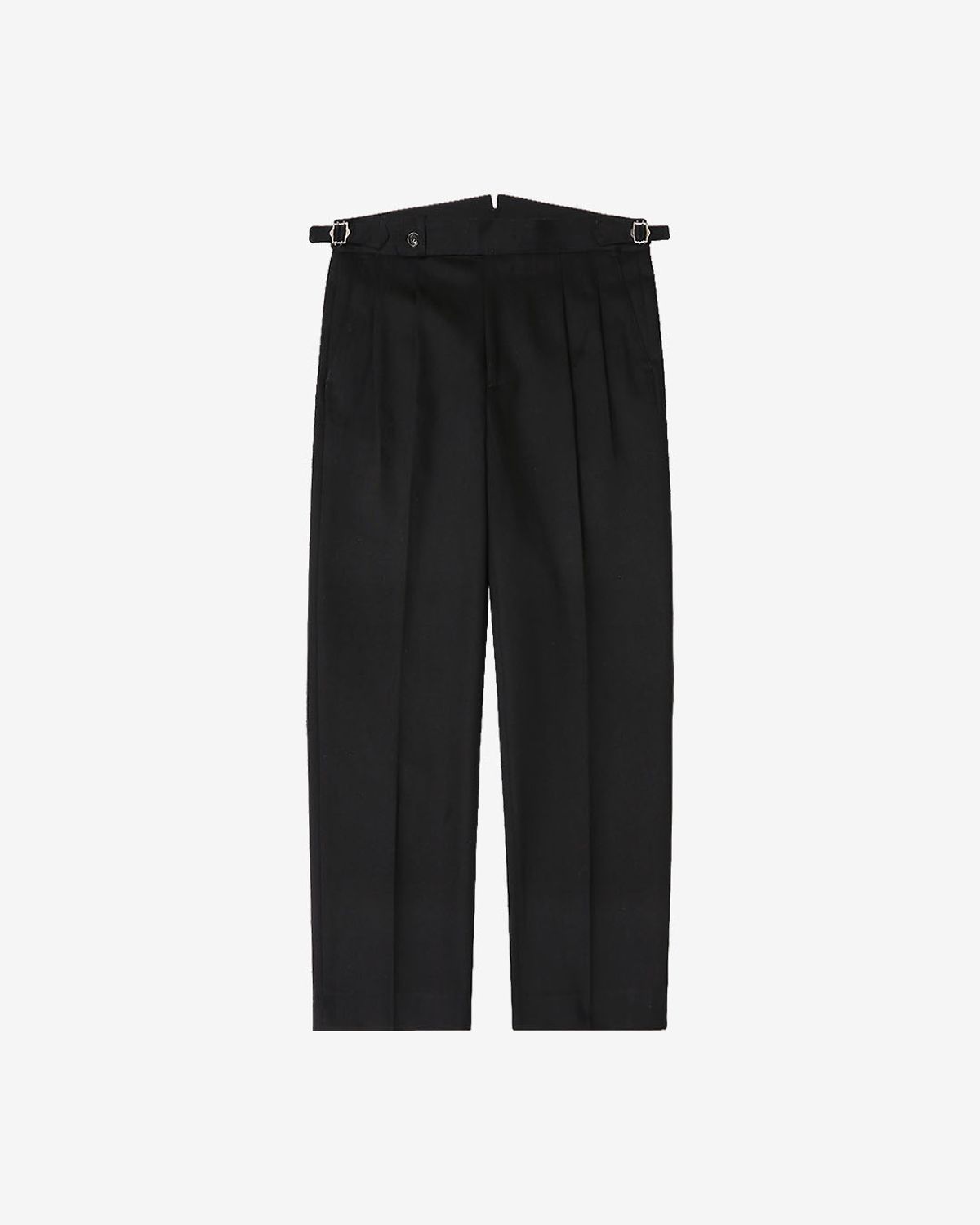 솔티(SORTIE) Deep Black Reve Denim Trousers (Black)