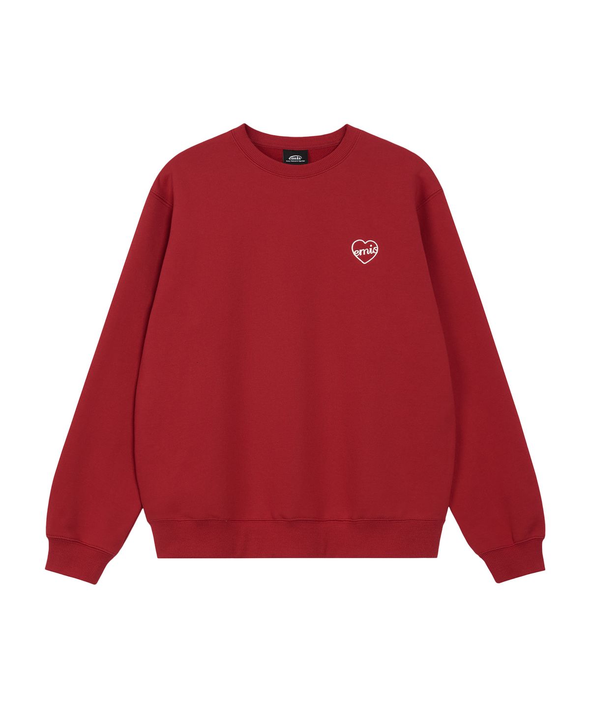 이미스(EMIS) HEART SWEAT SHIRT-RED