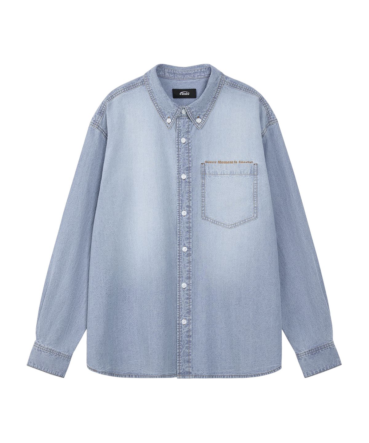 이미스(EMIS) CHAMBRAY DENIM SHIRT-LIGHT BLUE