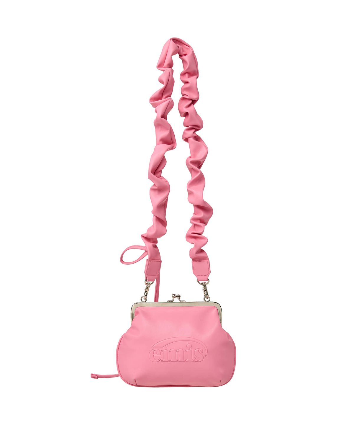 이미스(EMIS) STRING STRAP CLASP FRAME PURSE BAG-PINK