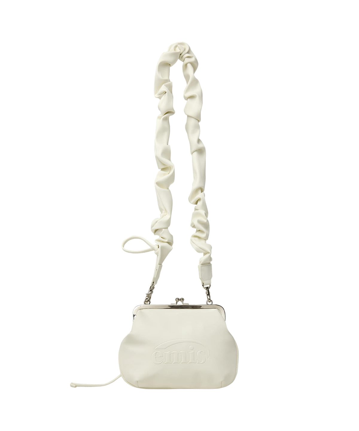 이미스(EMIS) STRING STRAP CLASP FRAME PURSE BAG-IVORY