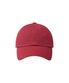EMBOSSING LOGO BALL CAP-RED