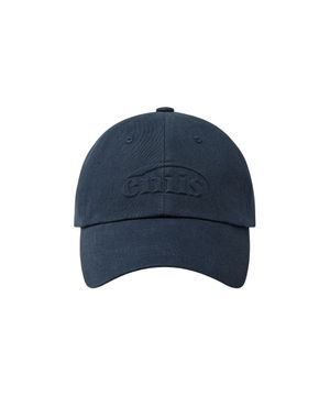 EMBOSSING LOGO BALL CAP-NAVY