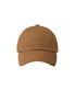 EMBOSSING LOGO BALL CAP-BROWN