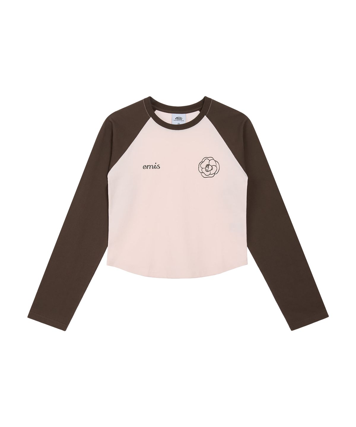 이미스(EMIS) (WOMENS) ROSE RAGLAN T-SHIRT-PINK