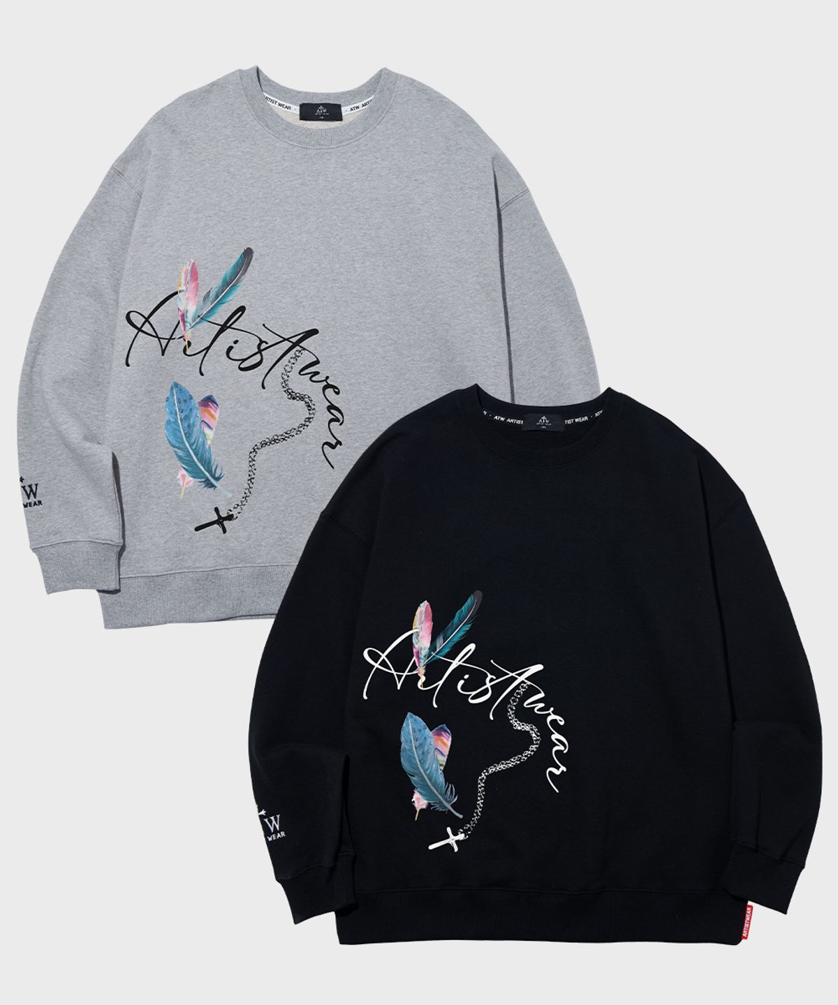 아티스트웨어(ARTISTWEAR) [ATW] 페더크로스 맨투맨