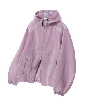 시어 레저 로고 윈드브레이커-핑크