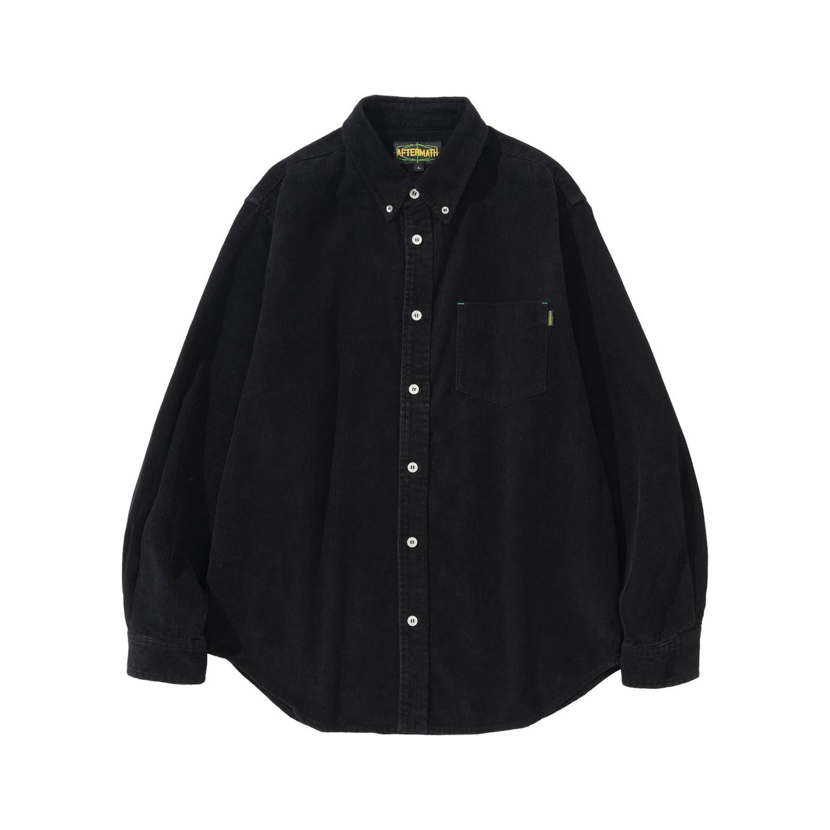 애프터매스(AFTERMATH) CORDUROY SHIRT (BLACK)