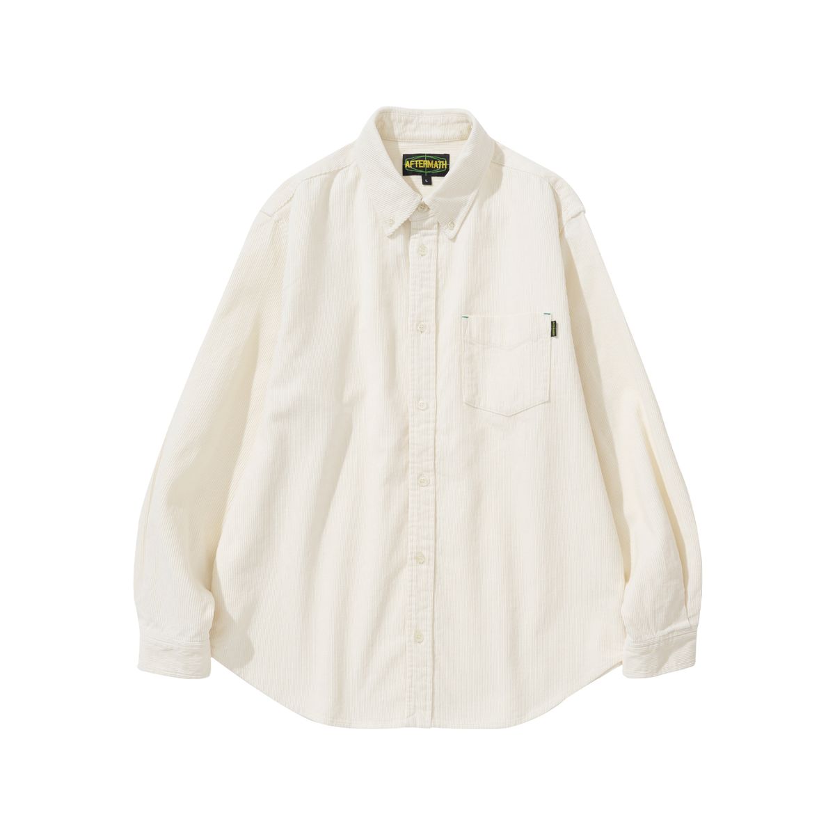 애프터매스(AFTERMATH) CORDUROY SHIRT (CREAM)