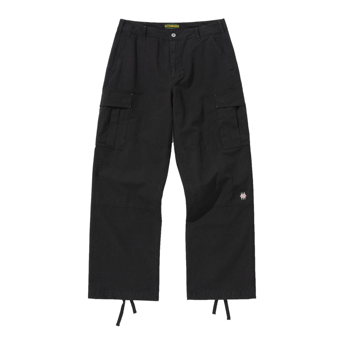 애프터매스(AFTERMATH) WASHED CARGO PANTS (BLACK)