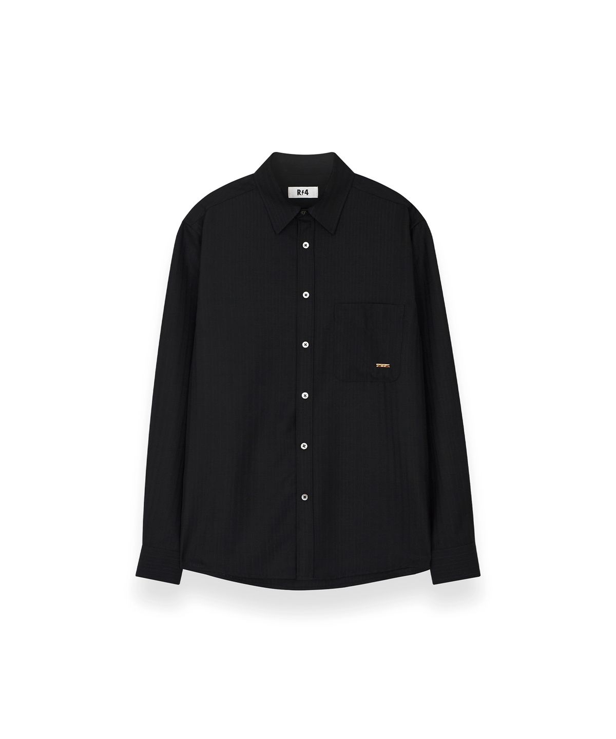 알포(R-4) R-0049 / LUX-NOIR STRIPE SHIRTS(BLACK)