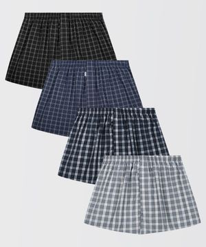 [4PACK] JD 레이어드 클래식체크 트렁크