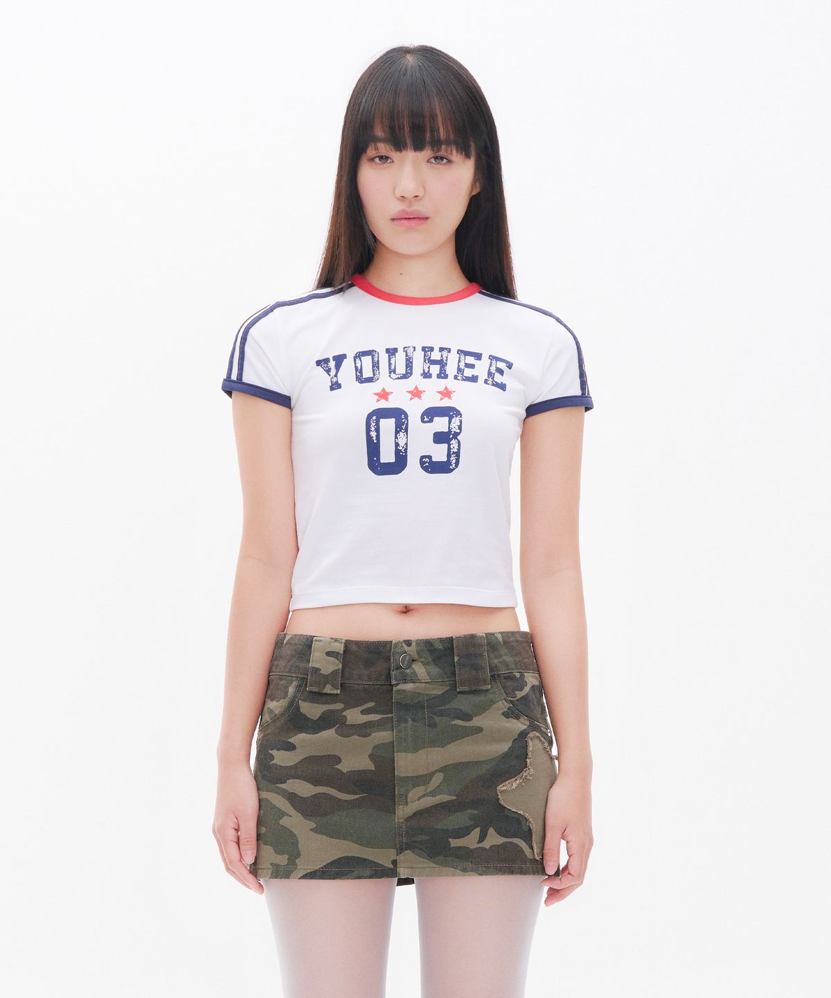 유희(YOUHEE) YOUHEE VINTAGE GRAPHIC JERSEY T-SHIRT WHITE