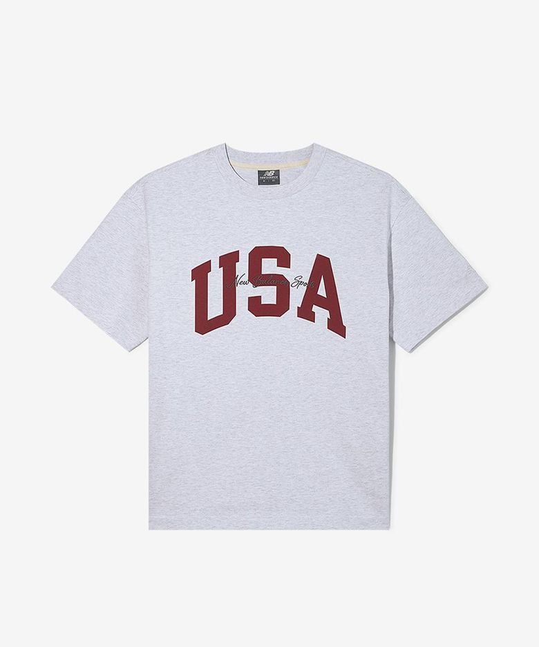 NBNEGCO218 / UNI USA 클래식 반팔티 (L/GRAY)