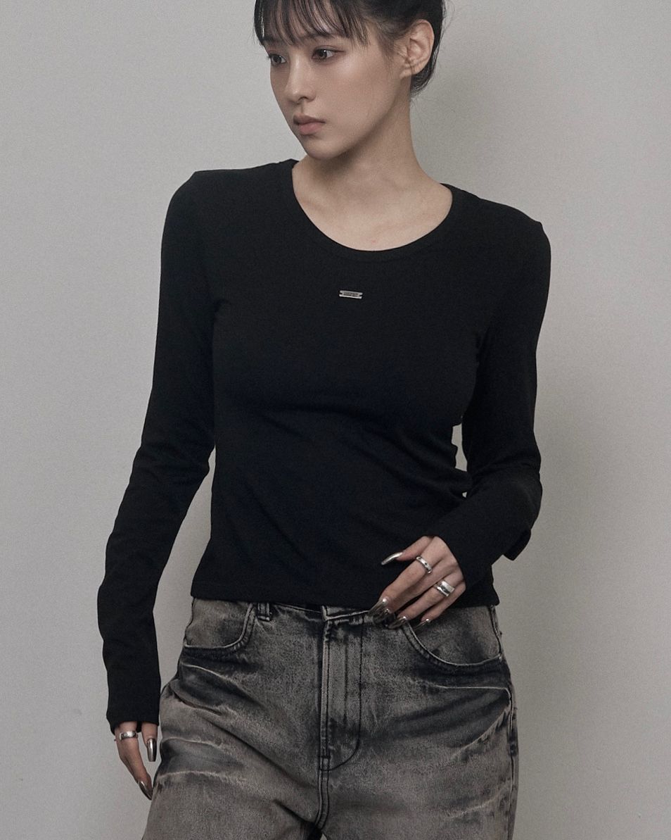 ★送料/関税無料★ ●KHAKIPOINT● 25SS Basic Long Sleeve MUSINSA | KHAKIPOINT Basic Long Sleeve (ivory)