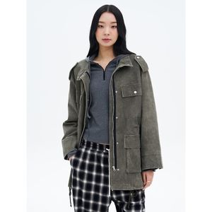 [UNI8] 오버핏 야상  카키