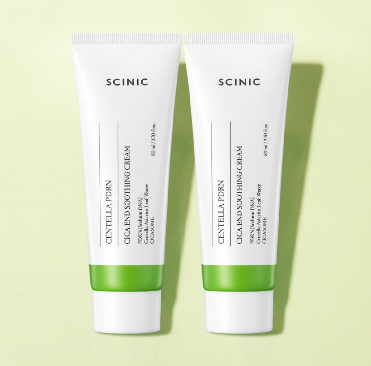 싸이닉(SCINIC) 병풀 PDRN 시카 엔드 수딩 크림 80ml 2개