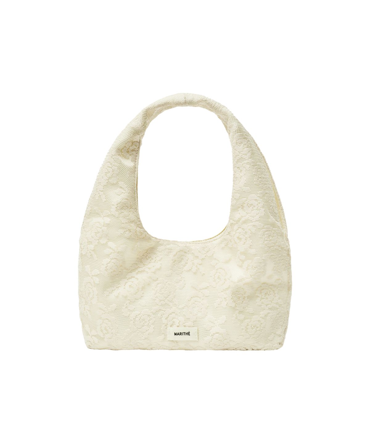 마리떼 프랑소와 저버(MARITHÉ + FRANҪOIS GIRBAUD) REGULAR LOGO LAYERED TOTE BAG cream