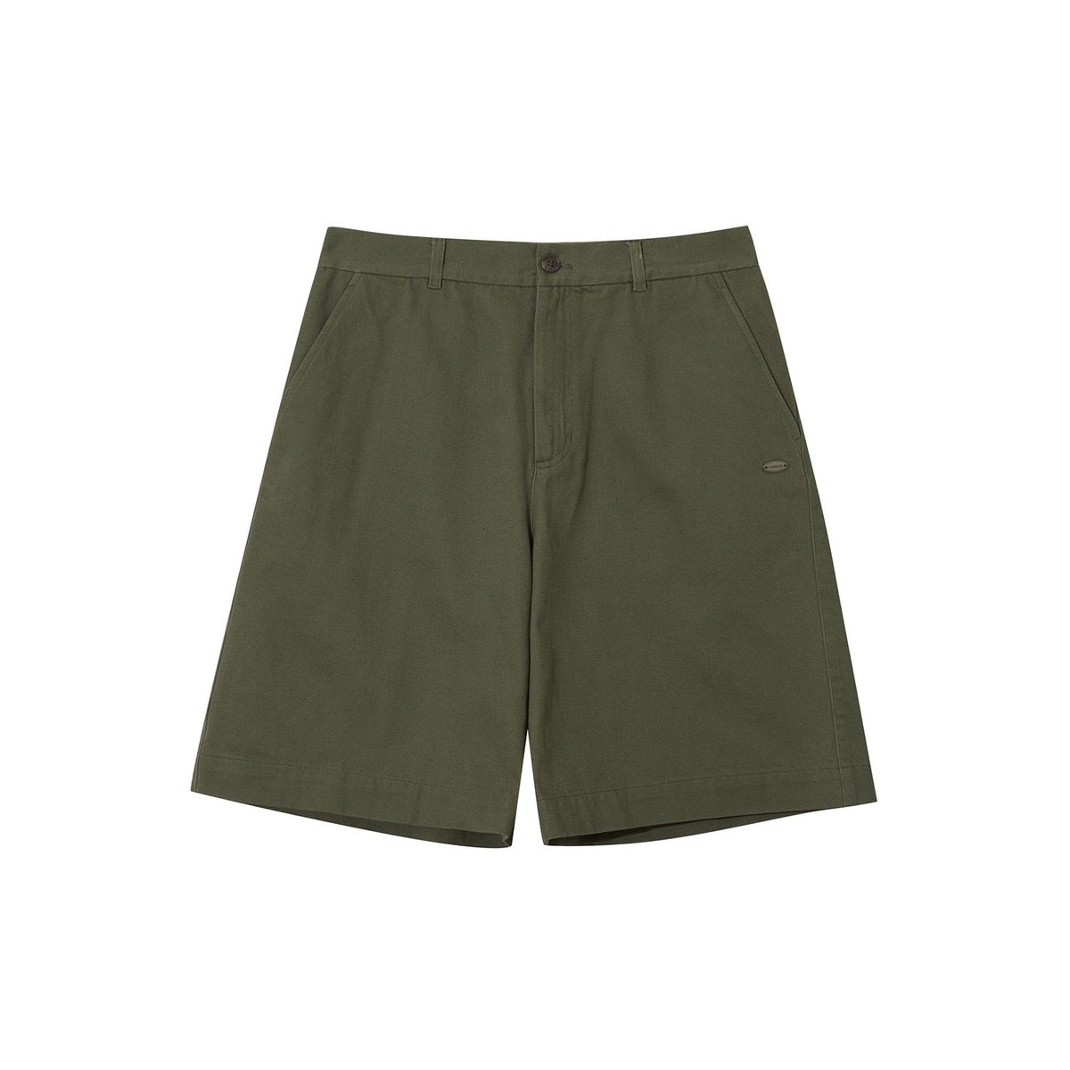 캉골(KANGOL) 컴포트 트윌 버뮤다 쇼츠 4047 카키