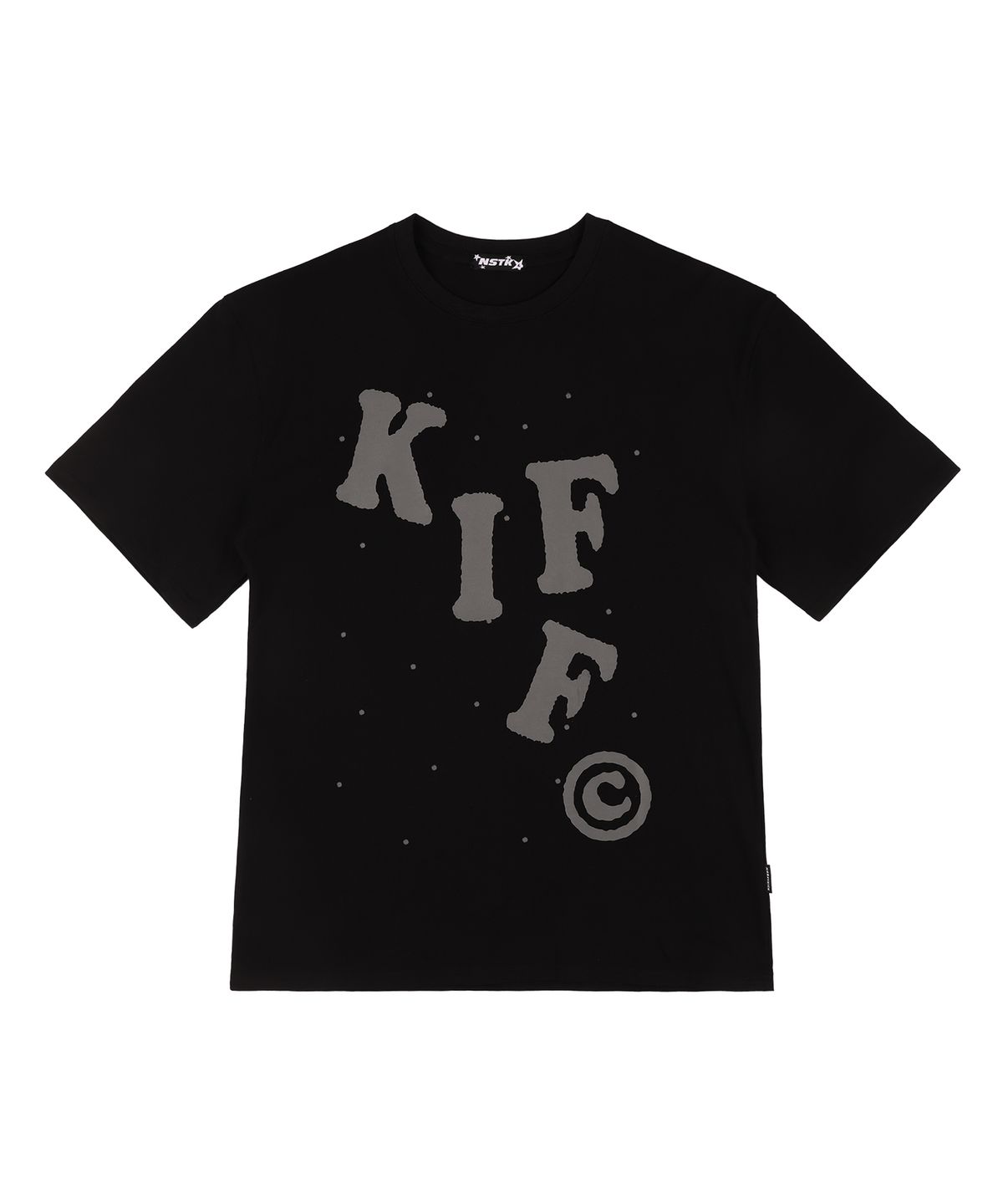 카이파이(KAIFAI) 스노우 파우더 반소매 티셔츠 (블랙) K25QB680