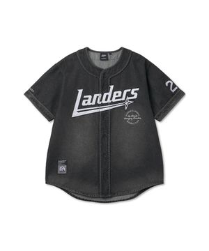 무신사 x SSG랜더스 25 블랙 데님저지