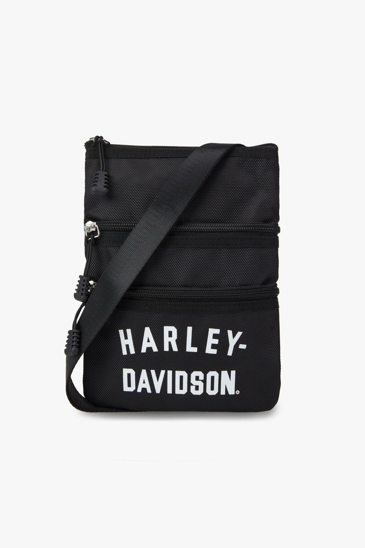 할리데이비슨 컬렉션스®(HARLEY-DAVIDSON COLLECTIONS®) 플랫 트랙 크로스바디 백 HH15380101_블랙 HH15380101