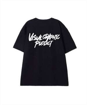 그래피티 로고 반팔 티셔츠 블랙