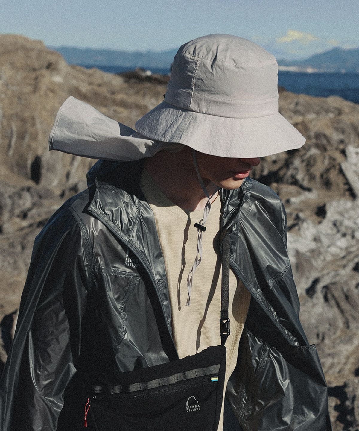 시에라디자인(SIERRA DESIGNS) 카슨(CARSON) 경량 선쉐이드 버킷햇 BEIGE