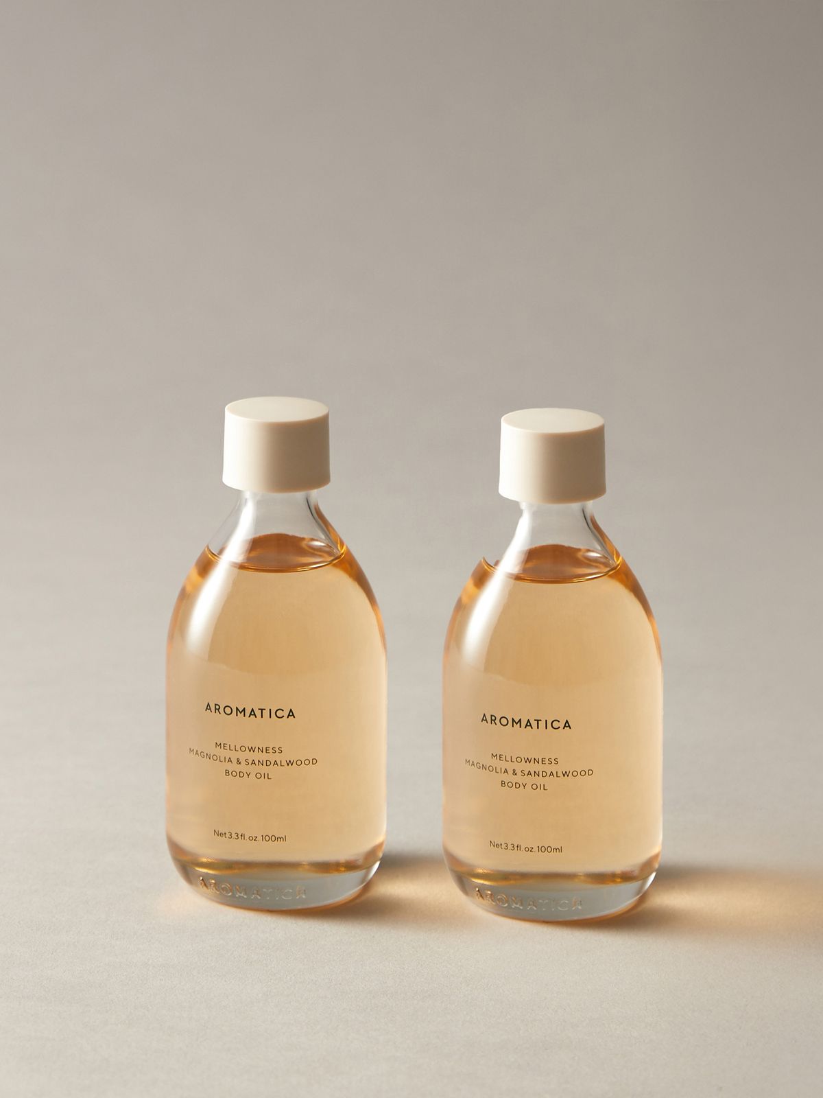 아로마티카(AROMATICA) 멜로우니스 바디오일 매그놀리아 & 샌달우드 100ML * 2개