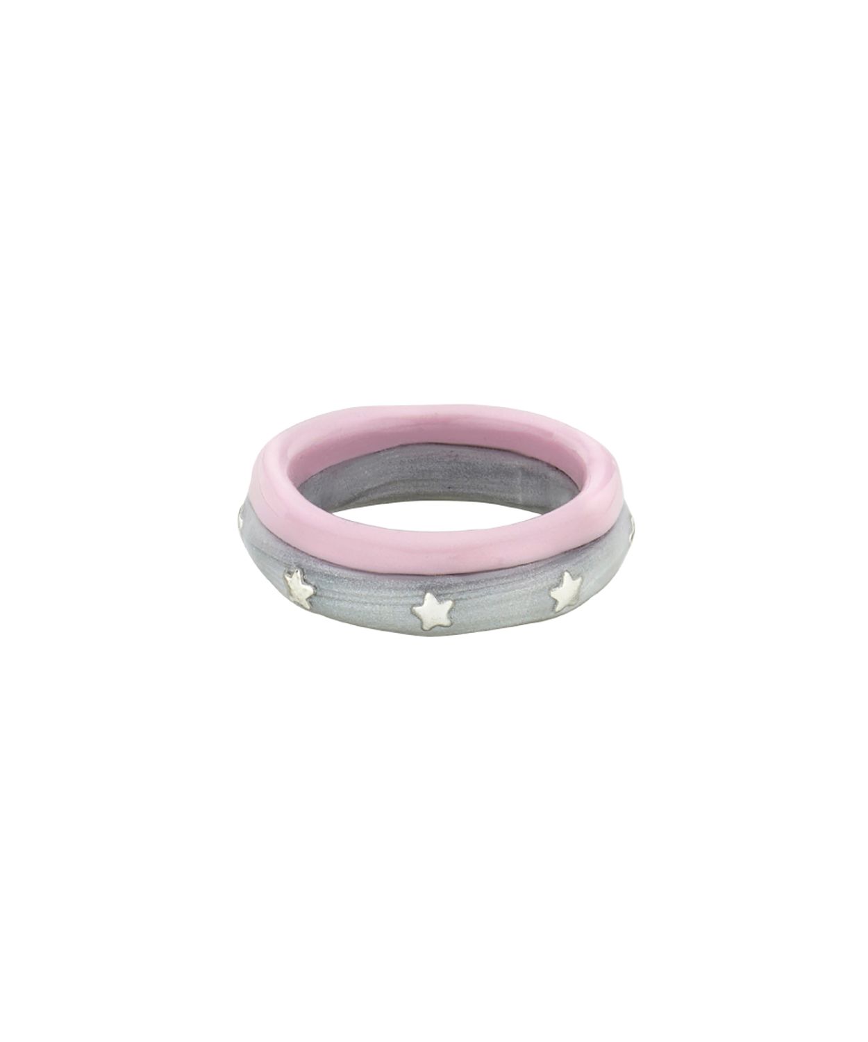 MUSINSA公式 | NFF star two track ring-pink