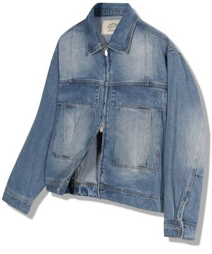 오버핏 맥스 포켓 트러커자켓