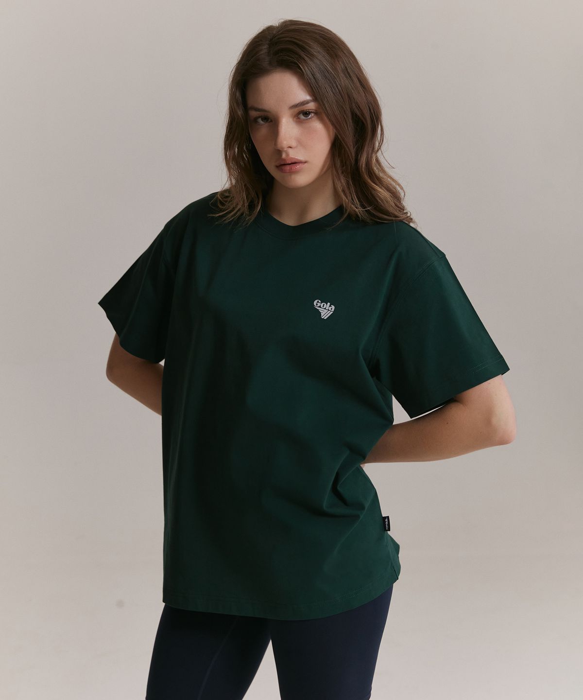 골라(GOLA) SMALL LOGO T-SHIRT [GREEN]
