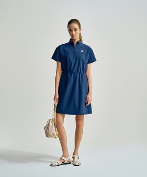 W 컴포트쿨 경량 우븐 반팔 드레스