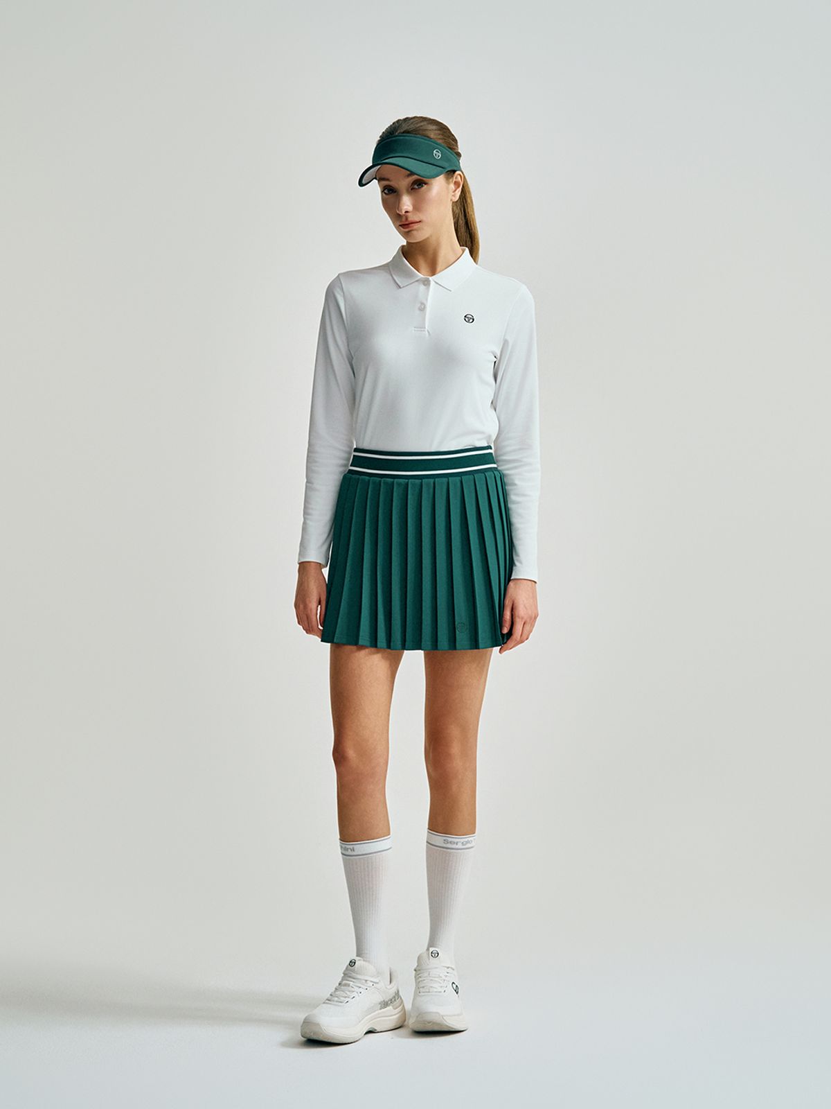 세르지오 타키니(SERGIO TACCHINI) W 타키니 플레잉 긴팔 폴로 (White)