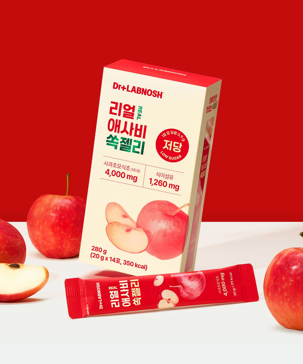랩노쉬(LABNOSH) 리얼 애사비 쏙 젤리 (1박스/14개입)