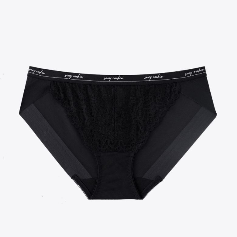 푸딩 헴팬티_블랙
