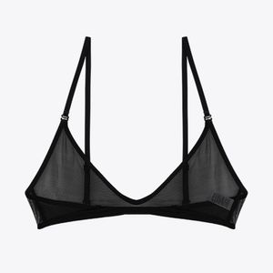 시스루 레이어드 브라_블랙