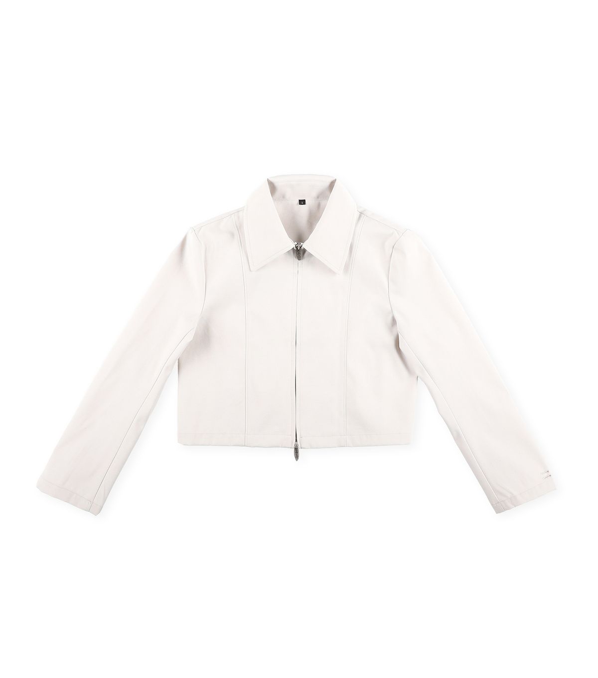 큐클리프(CUECLYP) [BB] Minimal Line Zip-up Jacket (Ivory)