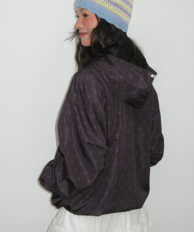 アウターその他 RONRON HOODED WINDBREAKER JUMPER 5BNY791 MUSINSA | RONRON HOODED WINDBREAKER JUMPER BLACK BLACK DOT
