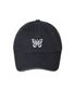 [서예지 PICK] VINTAGE MINI BUTTERFLY BALL CAP_BLACK WHITE