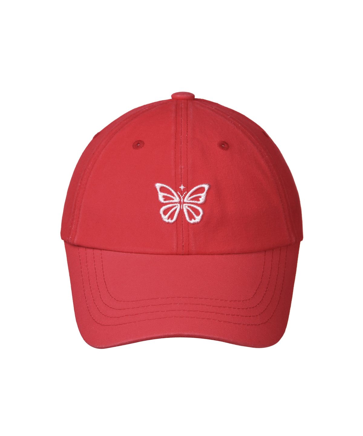 닉앤니콜(NICK&NICOLE) VINTAGE MINI BUTTERFLY BALL CAP_RED