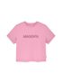 COLOR NAME PRINTING TOP IN PINK