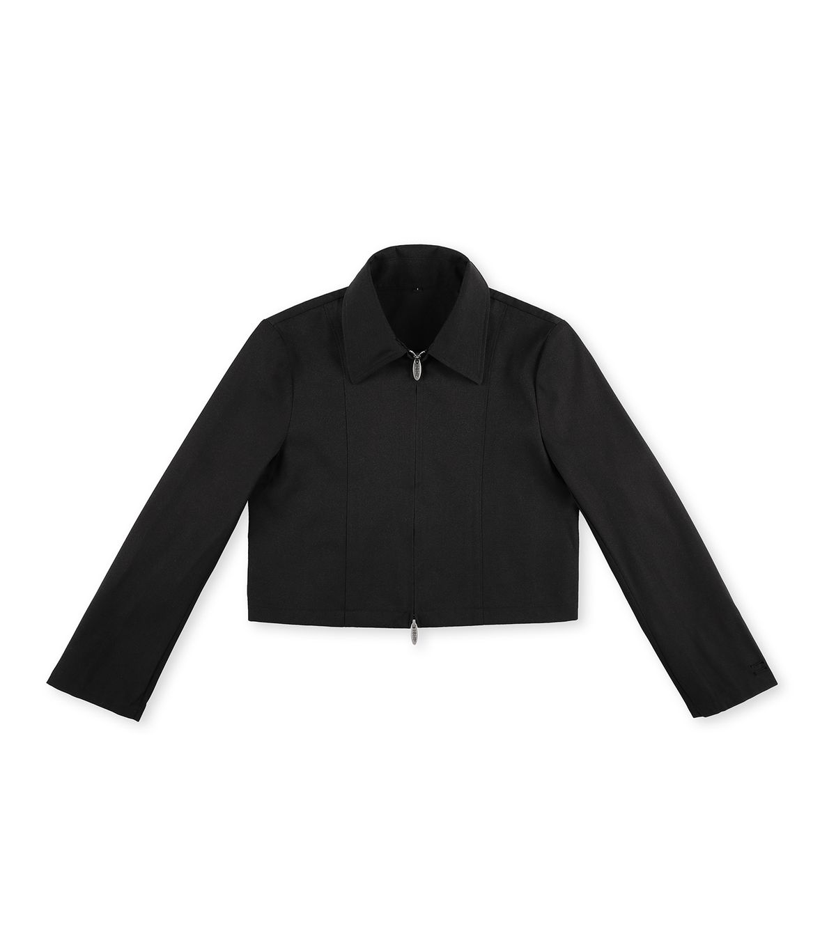 큐클리프(CUECLYP) [BB] Minimal Line Zip-up Jacket (Black)