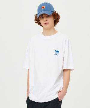 빅로고 코튼 반팔 티셔츠 WHITE