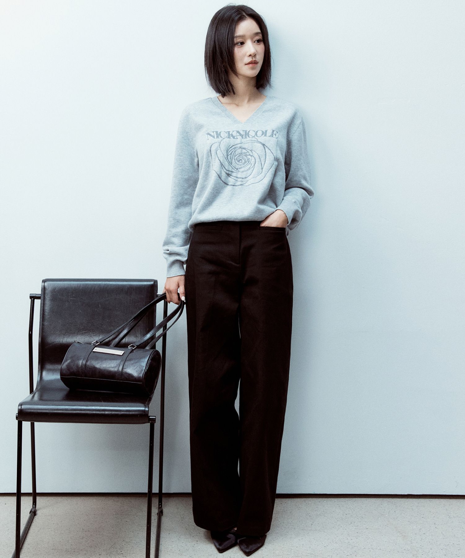 パンツ NICK&NICOLE WIDE POCKET LINE PANTS 5BJH1158 MUSINSA | NICK&NICOLE WIDE POCKET LINE PANTS_BLACK